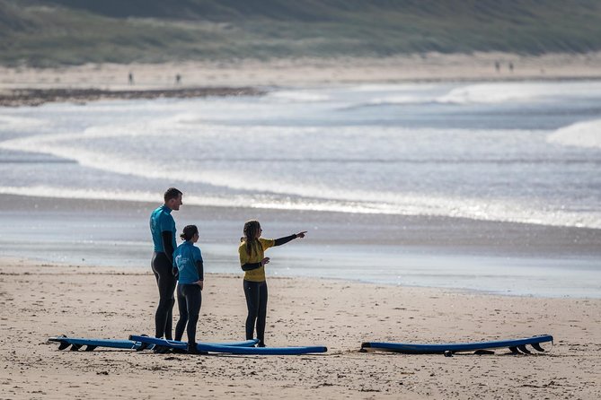 2 hour private surf lesson! (Up to 2 people) - Meeting at Dunnet Bay Caravan and Motorhome Club Campsite (and the quick walk to sand)