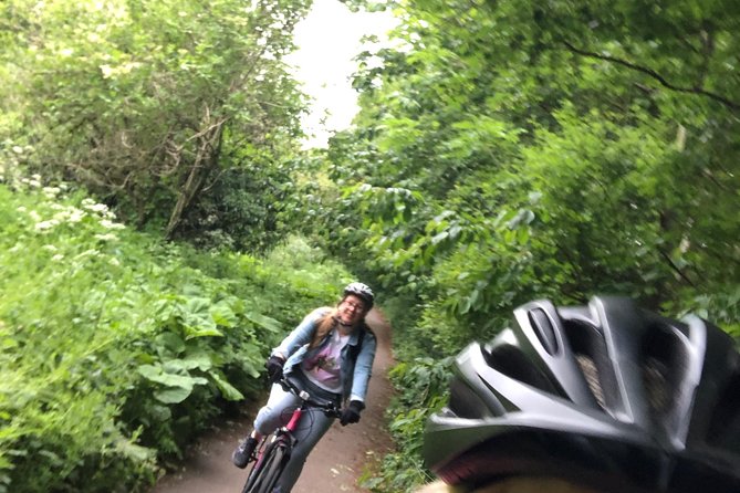 'A Wee Pedal's' Award-Winning Circular Cycle Tour of Edinburgh! - Water of Leith under aqueducts, allotments, and Saughton Park
