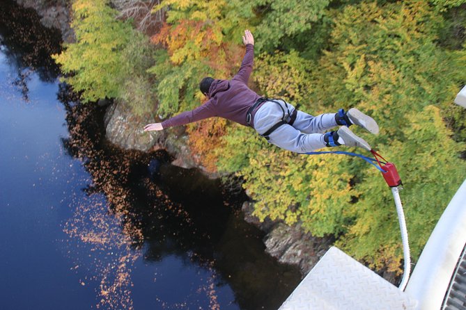 Bungee jump from 40 meters in the stunning valley of Killiecrankie, Scotland - Killiecrankie Valley and River Garry, the setting that sells the jump