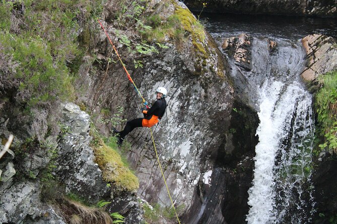 CANYONING in Laggan Canyon | Roybridge, Scotland - Gear check: wetsuit, neoprene boots, helmet, and harness