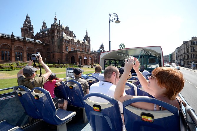 City Sightseeing Glasgow Hop-On Hop-Off Bus Tour - Red Route Stops: George Square Through Kelvingrove and the University Area