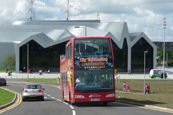 City Sightseeing Glasgow Hop-On Hop-Off Bus Tour - Yellow Route: Electric Buses and the West, River, and Stadium Loop