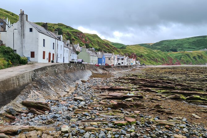 Coastal Villages of Aberdeenshire - Collieston Beach, smuggling stories tied to sea caves and a safe harbour
