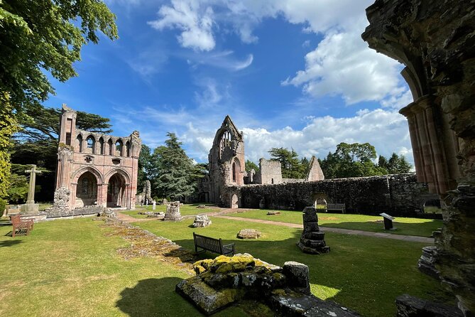 Coasts & Ghosts: Haunted Northumberland - Chillingham Castle - Dryburgh Abbey ruins: switching from eerie to peaceful