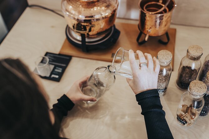Craft Your Own Gin Experience in Stornoway - Welcome drink and Landfall Gin tasting, why it matters