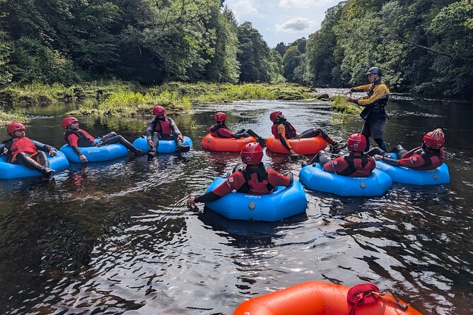 Dumfries White Water Tubing Adventure - First splash: what tubing on this river is like