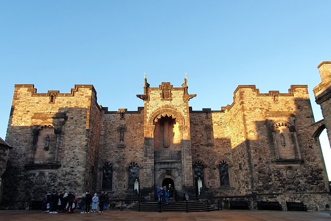 Edinburgh Castle Highlights Tour with Tickets, Map, and Guide - Crown Square and the Royal Palace, where the stories peak