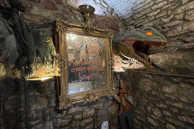 Edinburgh Harry Potter Self Guided Tour for Muggles - Ending at the Rowling Hand Prints in Stone