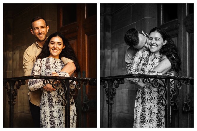 Edinburgh Photoshoot for Couples, Families & Solo Travellers - Old Town Streets: Tolbooth Kirk Area and the Classic Edinburgh Backdrop