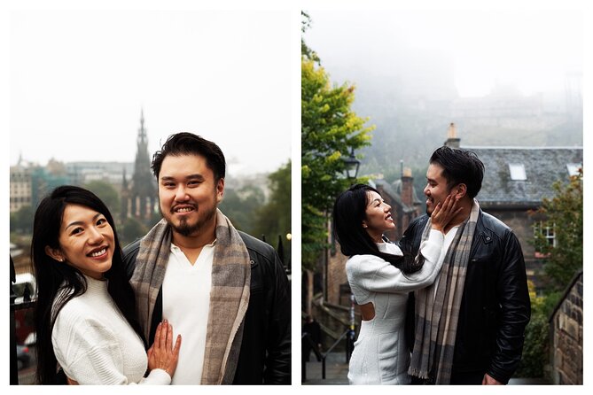 Edinburgh Photoshoot for Couples, Families & Solo Travellers - Weather Tips: How to Dress for Edinburgh Photo Time