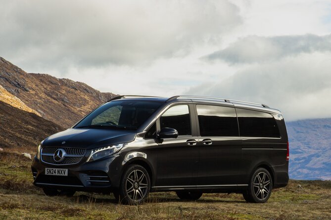 Edinburgh: Private Loch Ness Glencoe and The Highlands Tour - Getting picked up and driven in comfort: Mercedes V-Class or coach, plus Wi-Fi