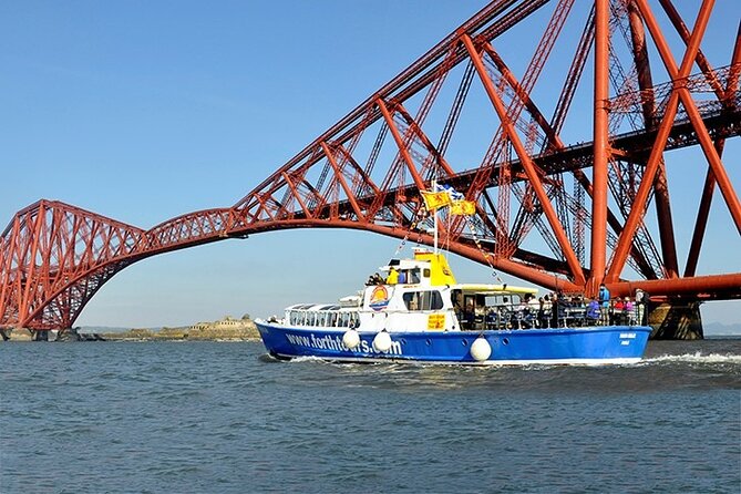Edinburgh Three Bridges Cruise - Three Bridges on the move from South Queensferry