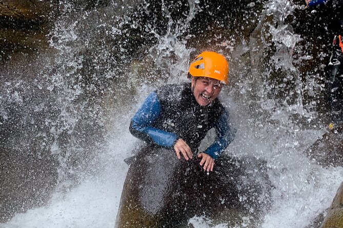 Family Gorge Walking - Weather matters in Scotland, because the river is the whole show