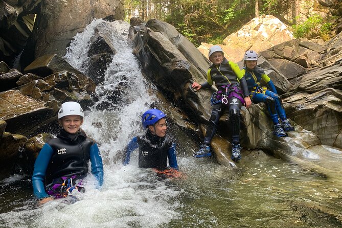 Family Gorge Walking - Gear handled for you: wetsuits, shoes, and warm comfort