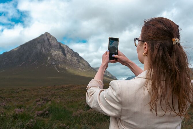 From Glasgow: Scottish Highlands and Loch Ness Day Tour - Glencoe’s mountain drama at the Glen Coe stop