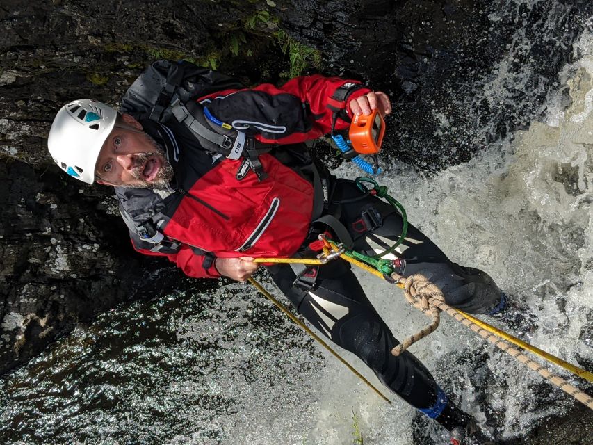 Galloway: Canyoning Adventure Experience - Meeting at Murrays Monument, and how the safety briefing sets the tone