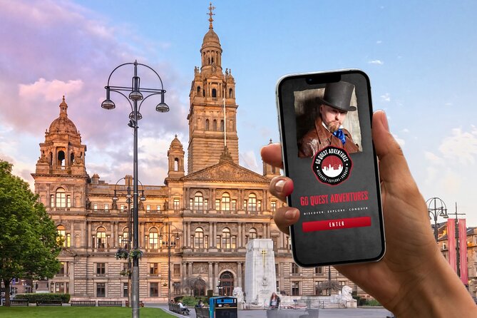 Glasgow Quest: Self Guided City Walk & Interactive Treasure Hunt - A 3-hour Glasgow puzzle walk from George Square