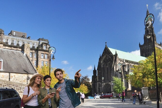 Glasgow Quest: Self Guided City Walk & Interactive Treasure Hunt - How the app treasure hunt works, points, and map hints