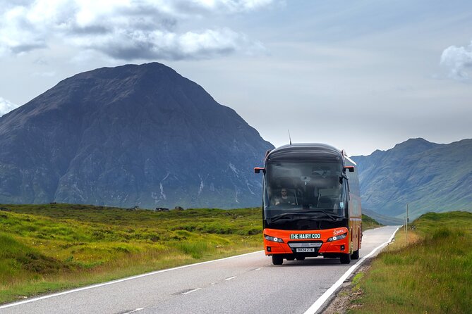 Glenfinnan, Glencoe and Scottish Highlands Day Tour - Fort William and Ben Nevis views: the big mountain moment from the road