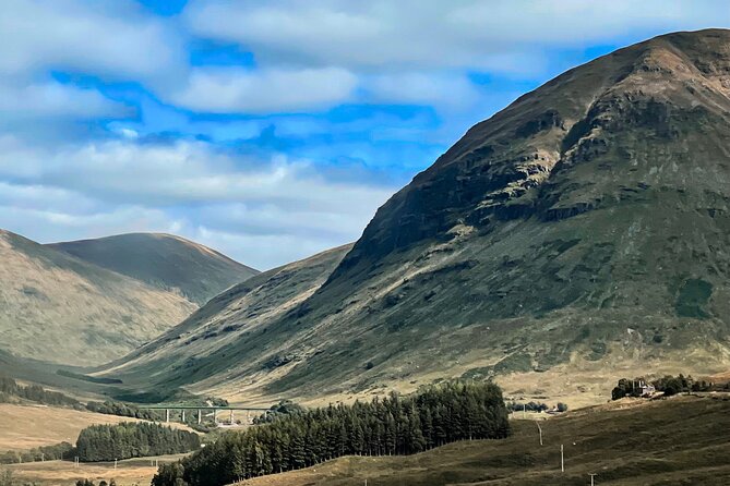 Glenfinnan Viaduct Glencoe and Fort William Tour from Edinburgh - Perthshire basics: coos, hay, and a quick snack break
