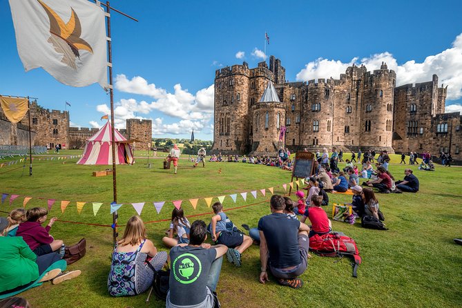 Harry Potter's Alnwick Castle and Scottish Borders Day Trip - Bamburgh Castle: coast views and Viking-era connections