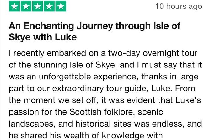 'Luke Skye-Walkers' 1 Day Isle of Skye Adventure + Hike Options - Broadford Stop: Cattle Market Town Energy and a Local Drink