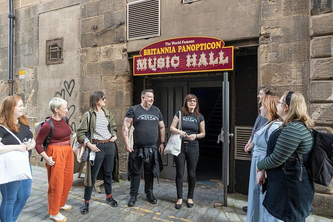 Merchant City Music Walking Tour of Glasgow - Stop 1 at The Clutha Bar: murals that map the city’s sound