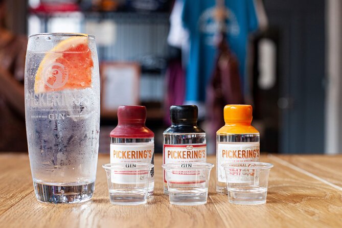 Pickering's Gin Jolly Distillery Tasting Tour - The tasting of the 4 core gins, how to taste without overthinking it