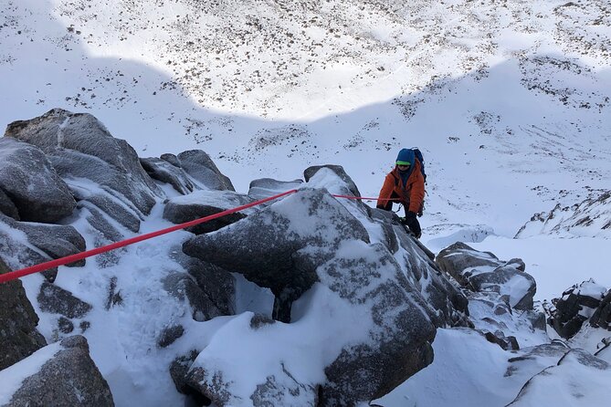 Private Guided Winter Mountaineering Experience in the Cairngorms - Teaching focus: seconding, leading, and avalanche thinking