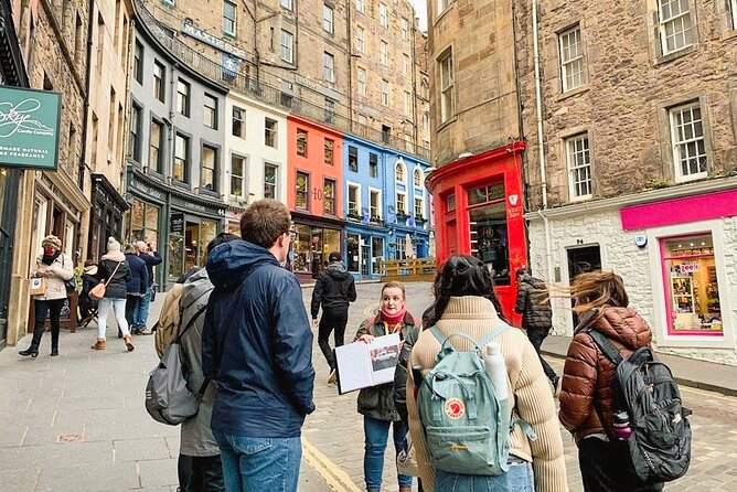 Private one hour Harry Potter walking tour - Stop 2: Grassmarket for Old Town texture and one clear Potter link
