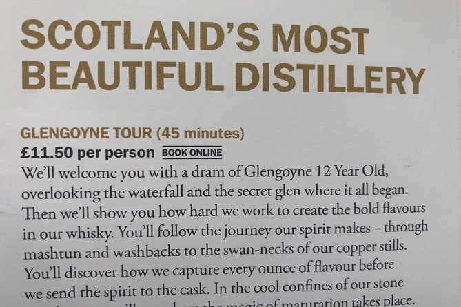 Scotch whisky Tour - The 8-hour rhythm: timing, pickup, and how you keep control