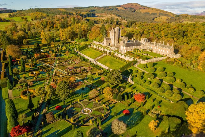 Scottish Castles & Whisky Tour - Drummond Castle Gardens for Outlander fans, and anyone who likes beautiful order
