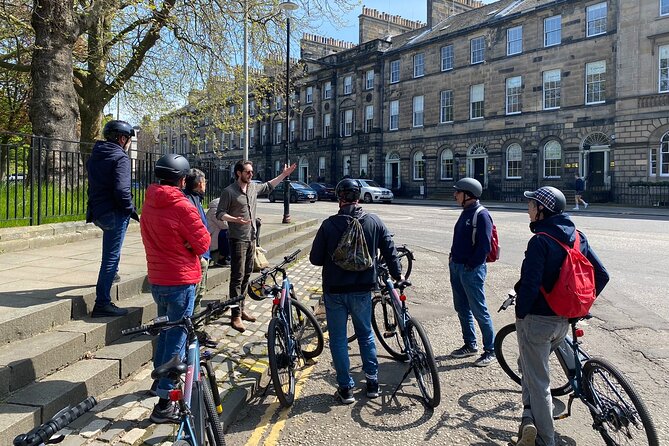 Stunning Edinburgh E-bike Tour max 10 people small group - Old Town glide to New Town streets, then Dean Village