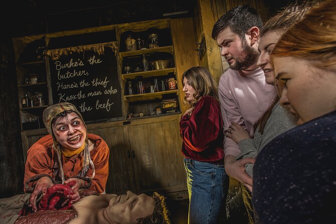 The Edinburgh Dungeon Entrance Ticket - Sawney Bean and Burke & Hare: darker figures, stronger reactions