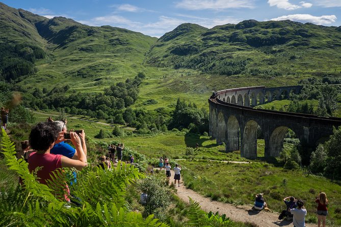The Magical Highland Tour Including the Jacobite Steam Train Journey - Fort William and the Jacobite boarding: the Hogwarts Express payoff