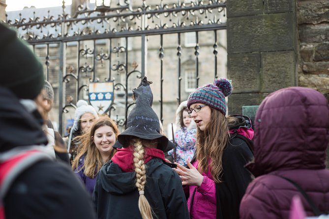The Potter Trail Private Tour - Potterrow: seeing the writing link in the middle of the city