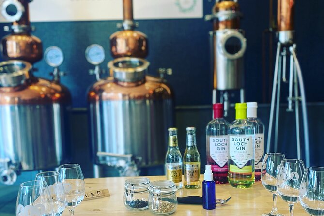 Visit a Working South Loch Gin Distillery - The cocktail finish, plus time in a gin bar with lots of options